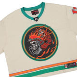Godspeed "First Down Jersey" (Bone/Teal/Orange)