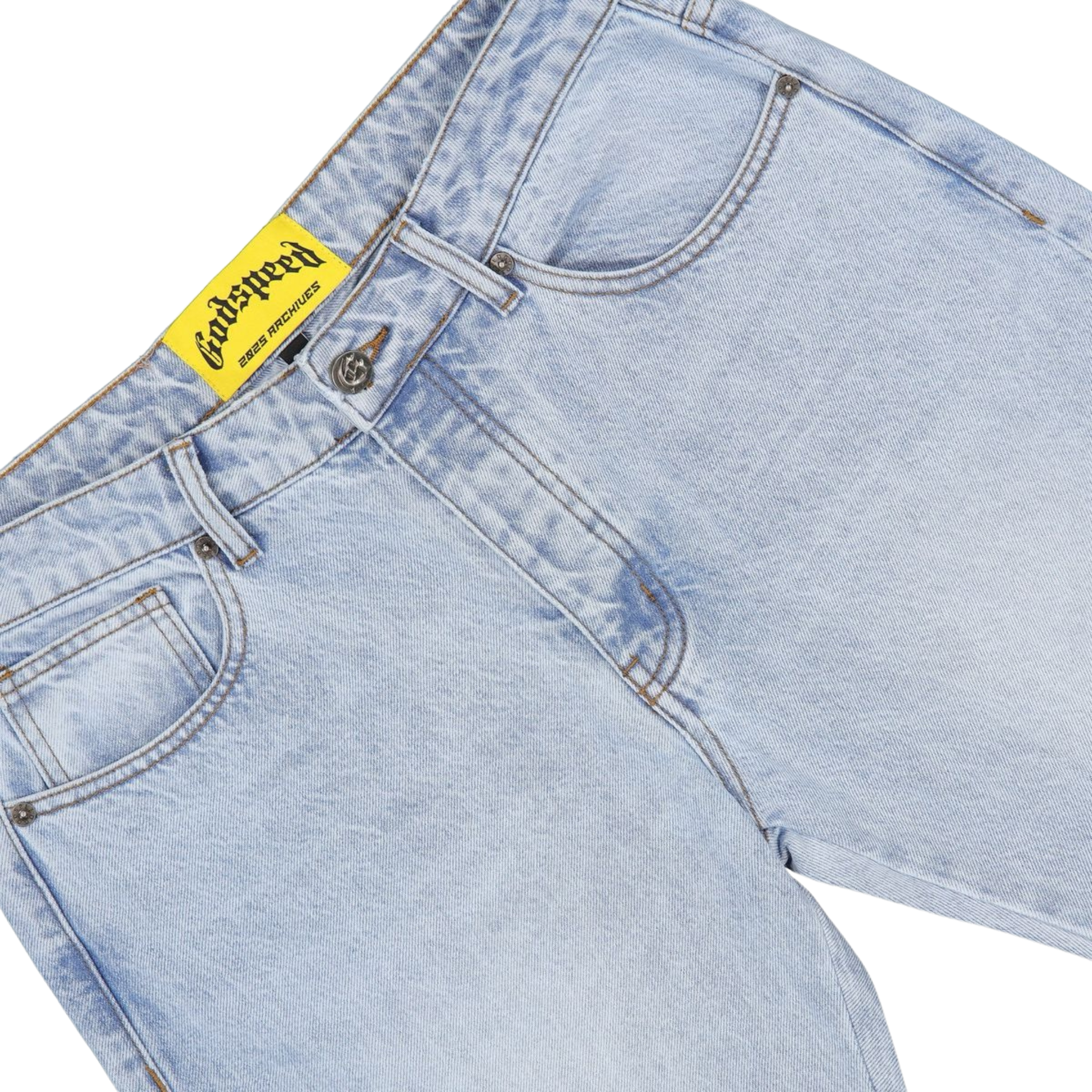 Godspeed "OG Logo" Flared Denim (Blue)