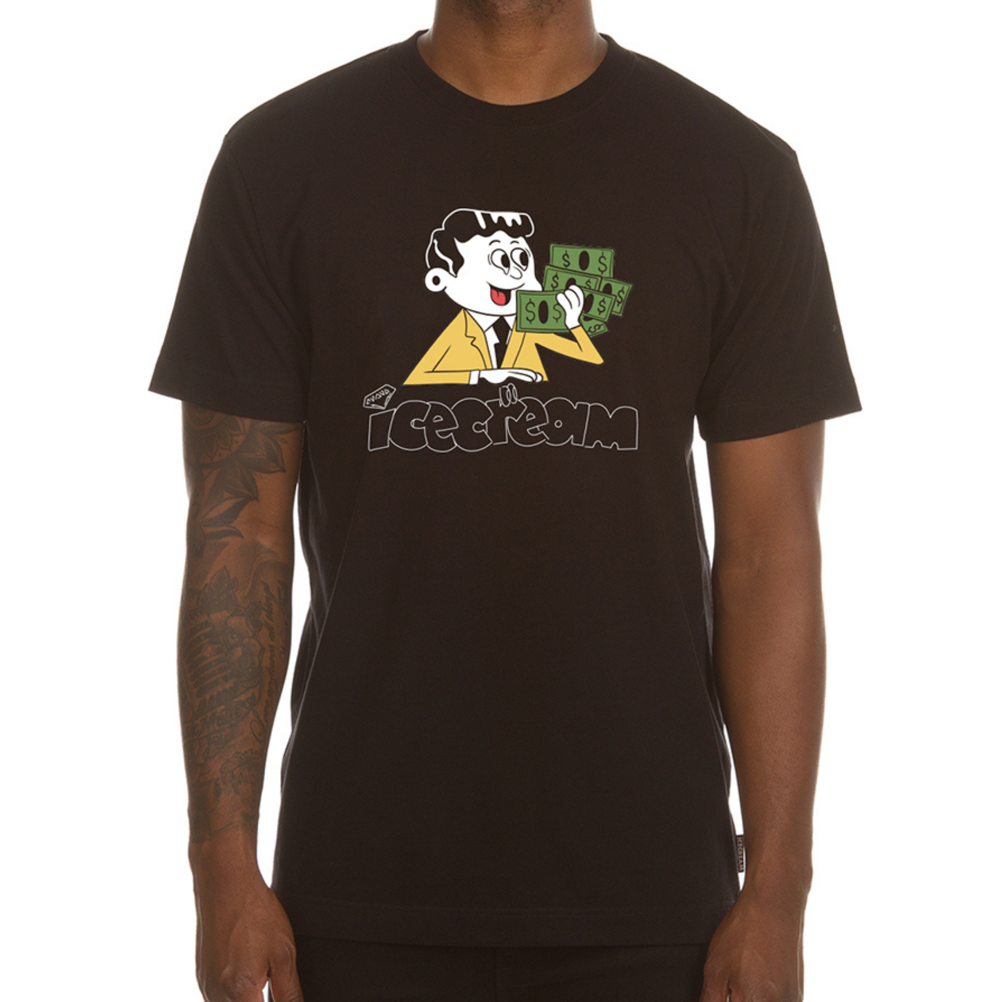 Ice Cream Wide Eyed SS Tee (Black) - Ice Cream