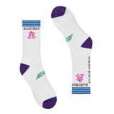 All Human "THE SOCK v4" (White/Purple) - All Human
