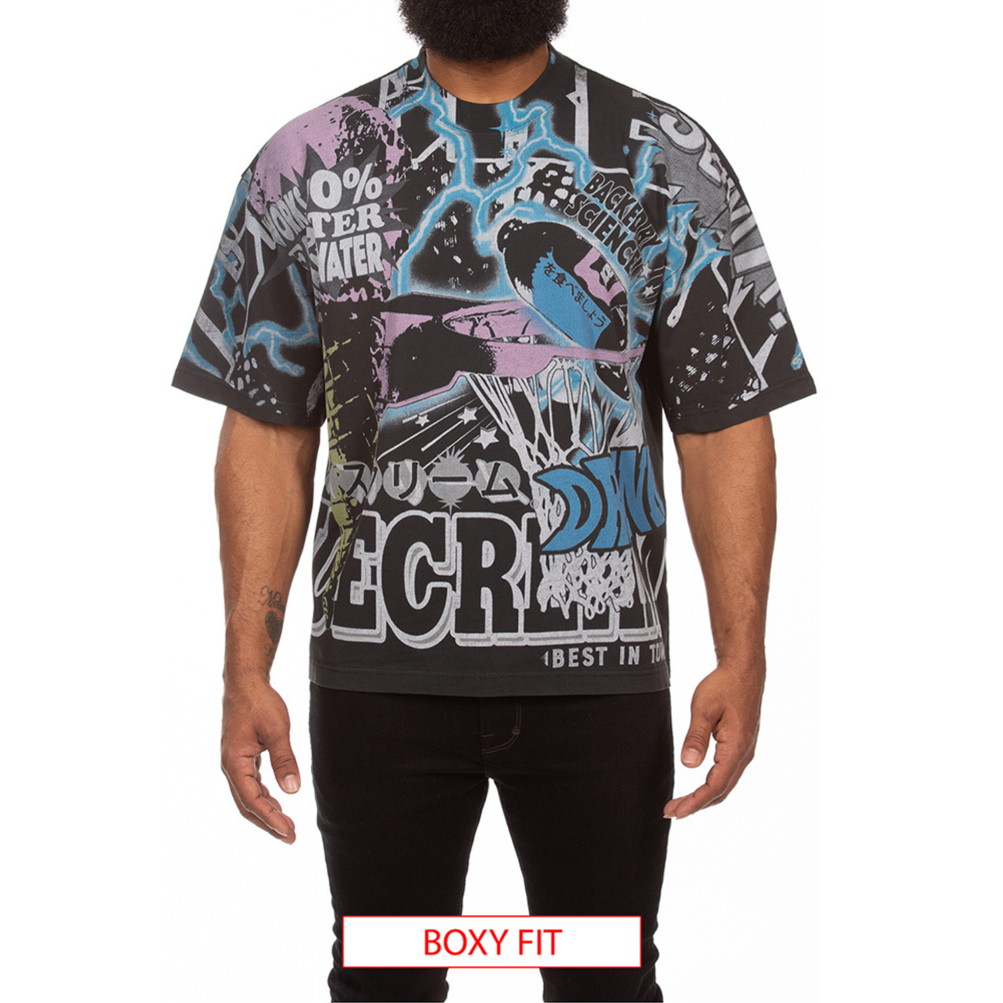 Icecream "Suppressor" SS Knit Tee (Jet Set) - Ice Cream