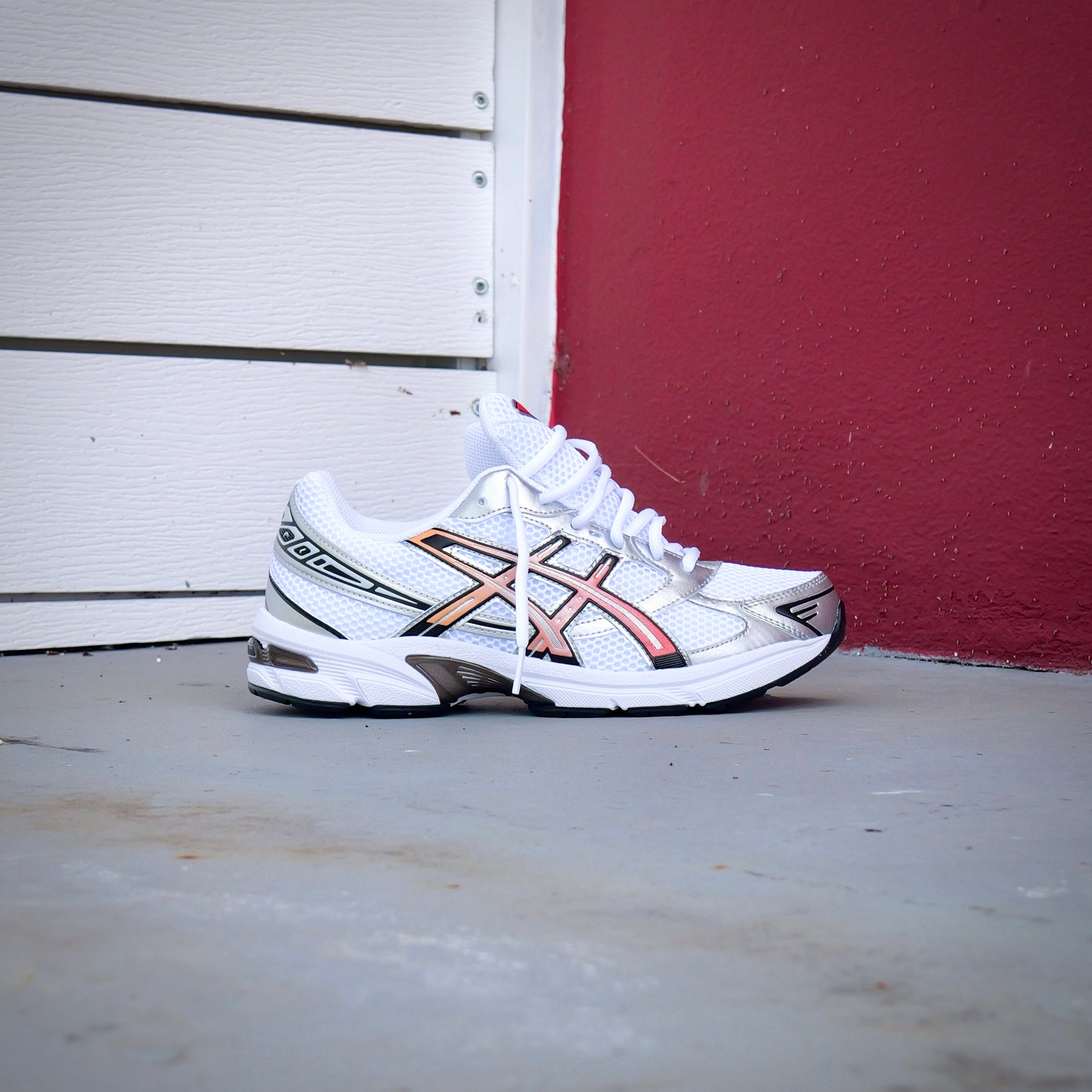 Mens Asics Gel-1130 (White/Red Snapper) - Asics