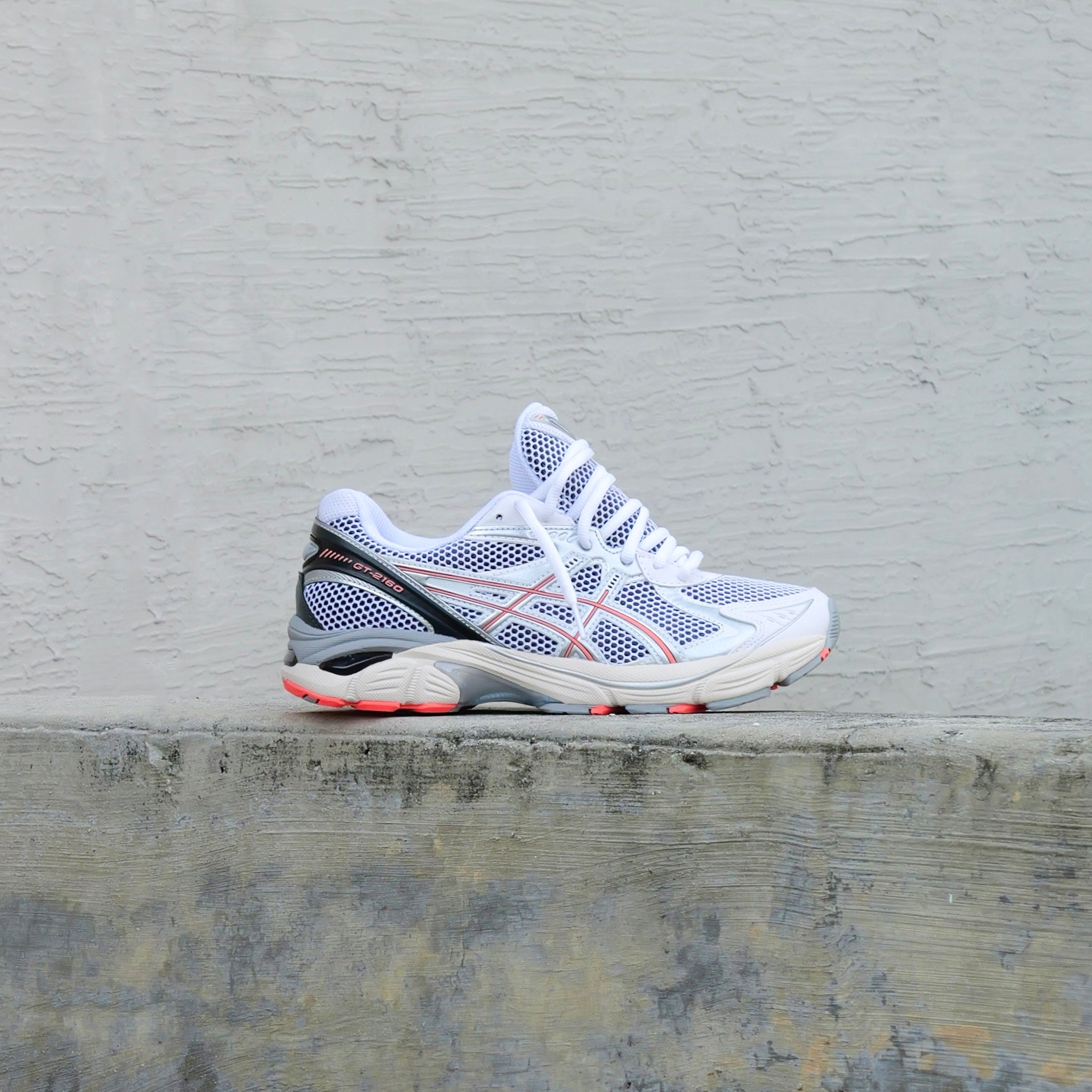 Mens Asics GT-2160 (White Sun/Coral)
