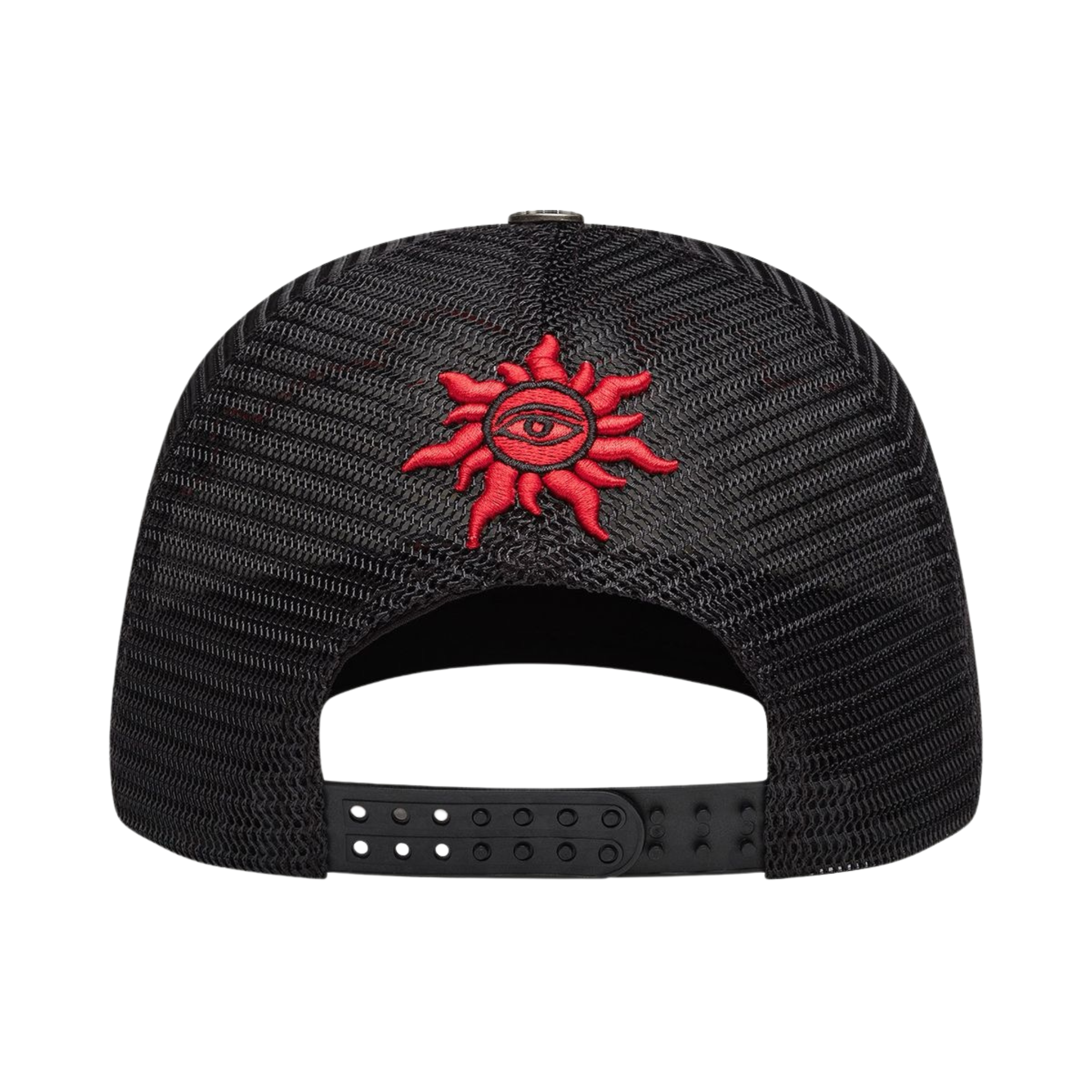 Godspeed GS Neo Trucker Hat (Black/Yellow/Red)
