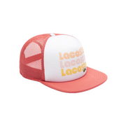 Lacoste Unisex Print Trucker Cap (White/Pink) RK7886 - Lacoste