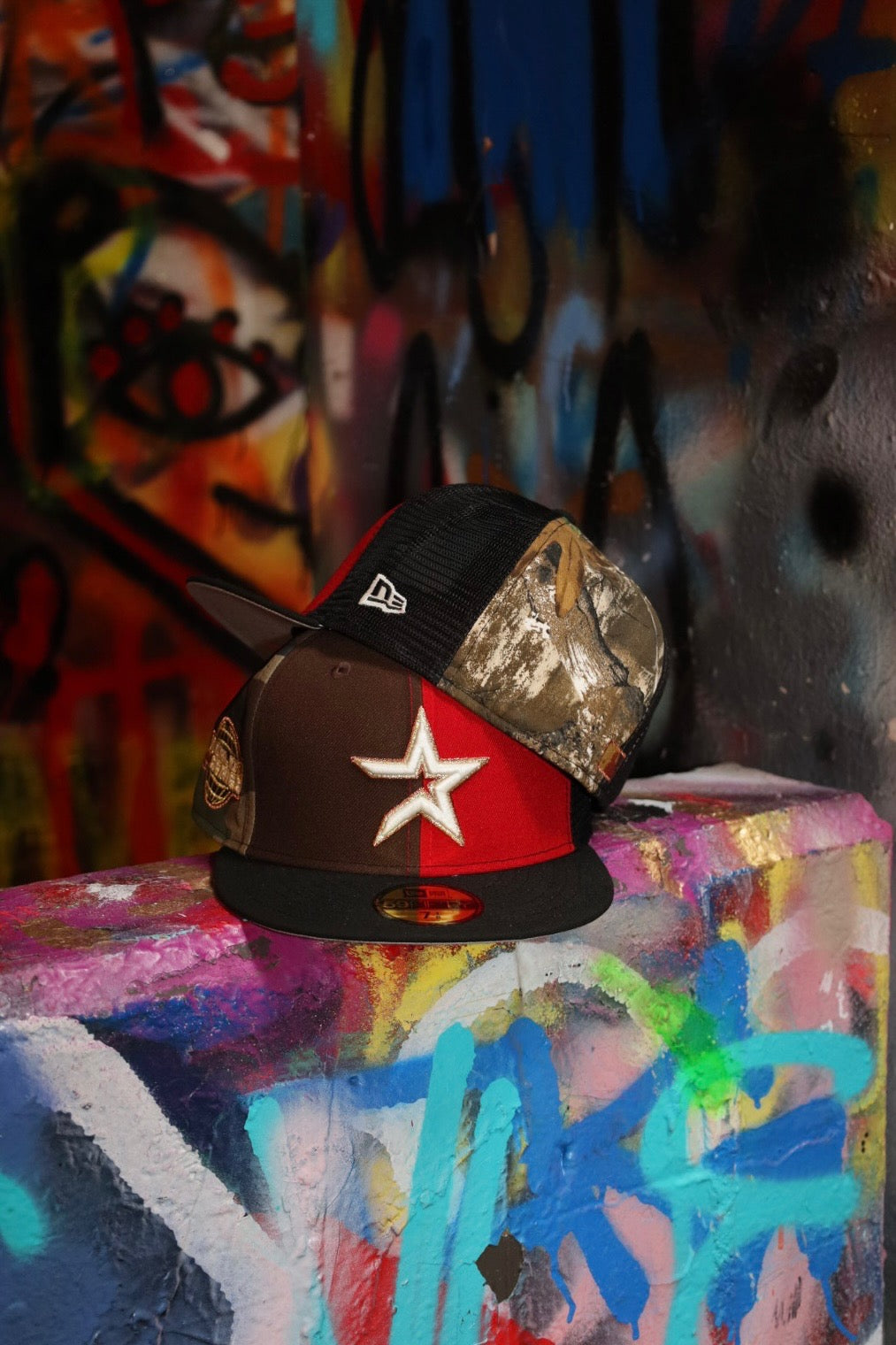 *PRE-ORDER New Era Houston Astros 2005 World Series "WTH" Grey UV 59Fifty Fitted (Multi/Black)