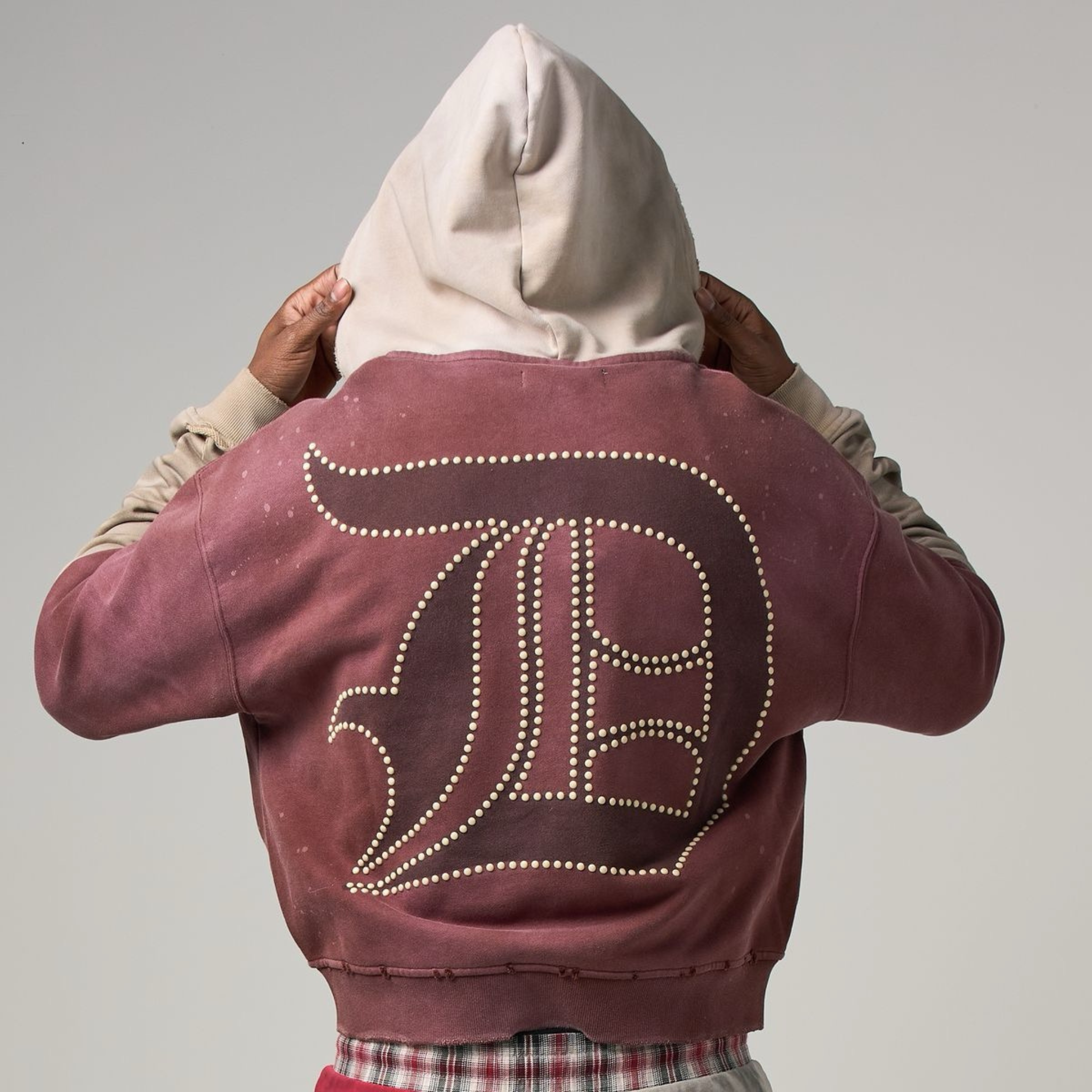 DUAA "Fig" Zip Up Hoodie (Brown) - DUAA