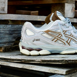 Mens Asics Gel-NYC (Cream/Cement Grey)