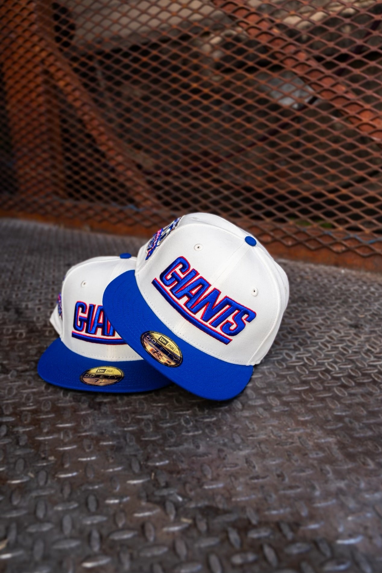 New Era New York Giants 100 Season Green UV (Off White/Royal) 59Fifty Fitted