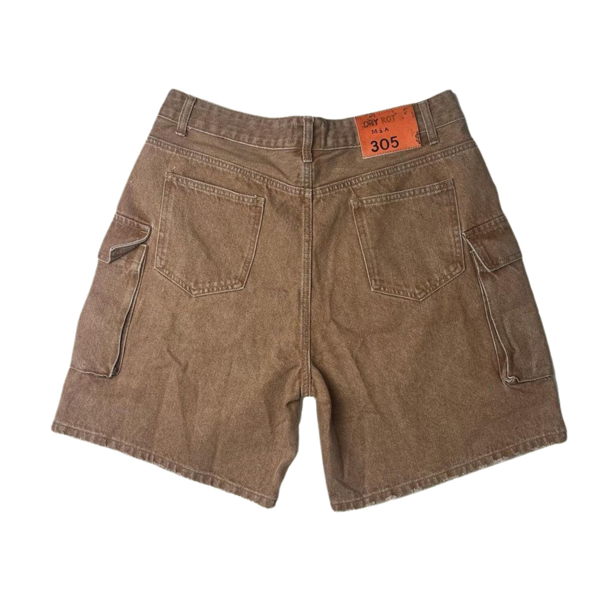 DRY ROT "Souvenir" Cargo Shorts (Brown)