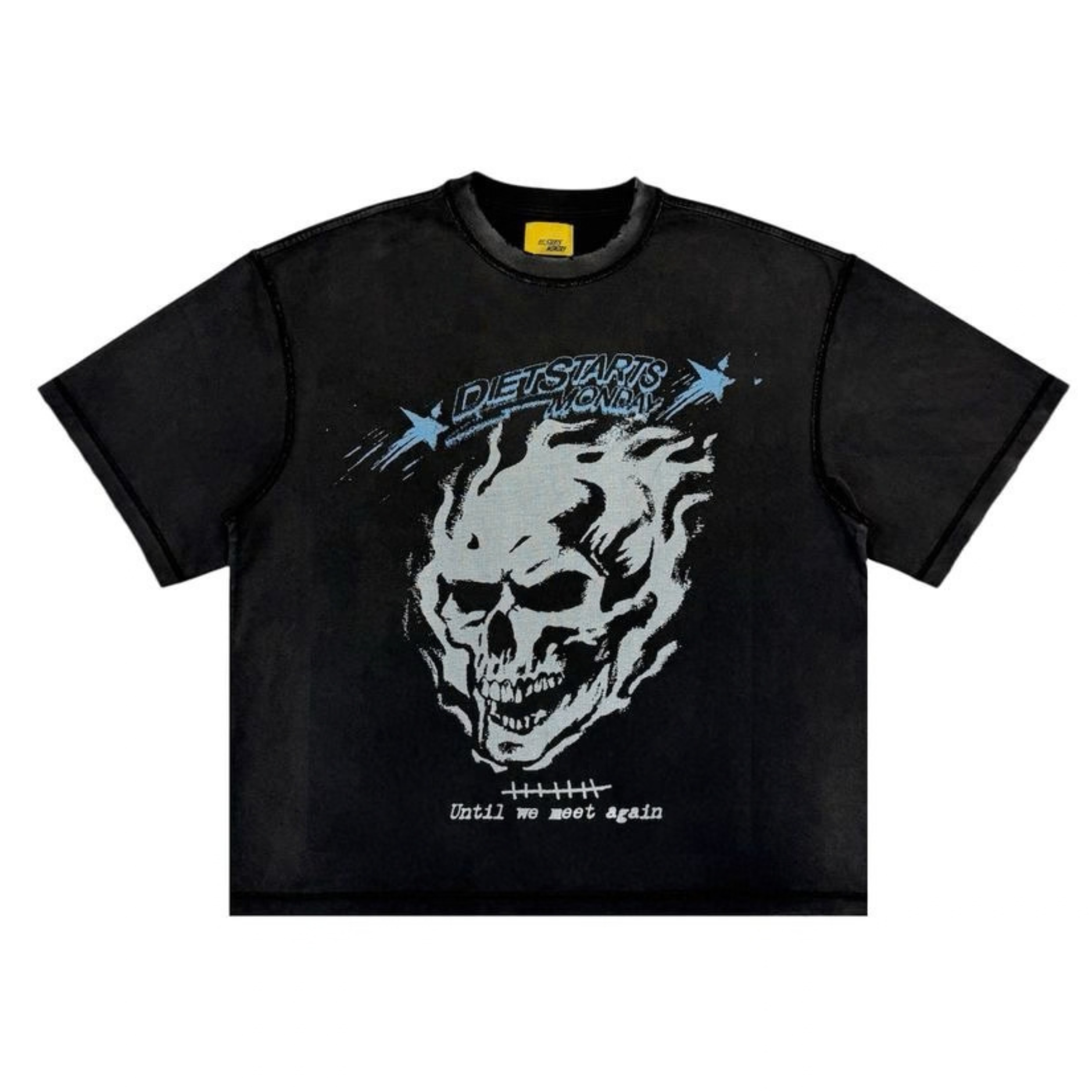 DSM "Ghost Rider" Tee (Vintage Black) - Diet Starts Monday