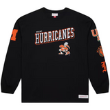 Mitchell & Ness Authentic Men's "Miami Hurricanes Training Camp" LS (Black)