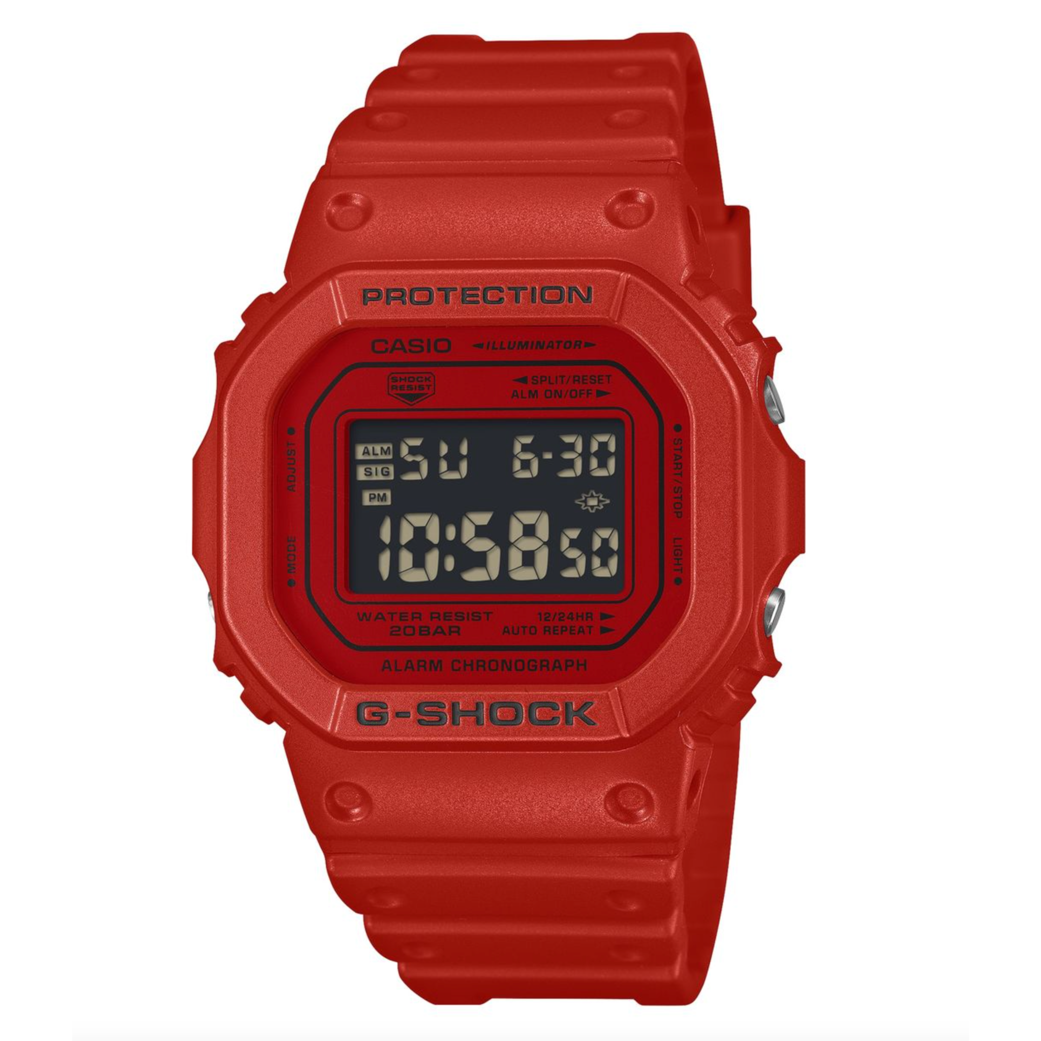 G-Shock DW5600RRB-4 Red Digital Watch - G Shock