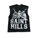 Saint Hills Wings Cut Sleeve Tee (Vintage Black)