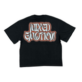 Mixed Emotion "Twin" Rhinestone Tee (Black)