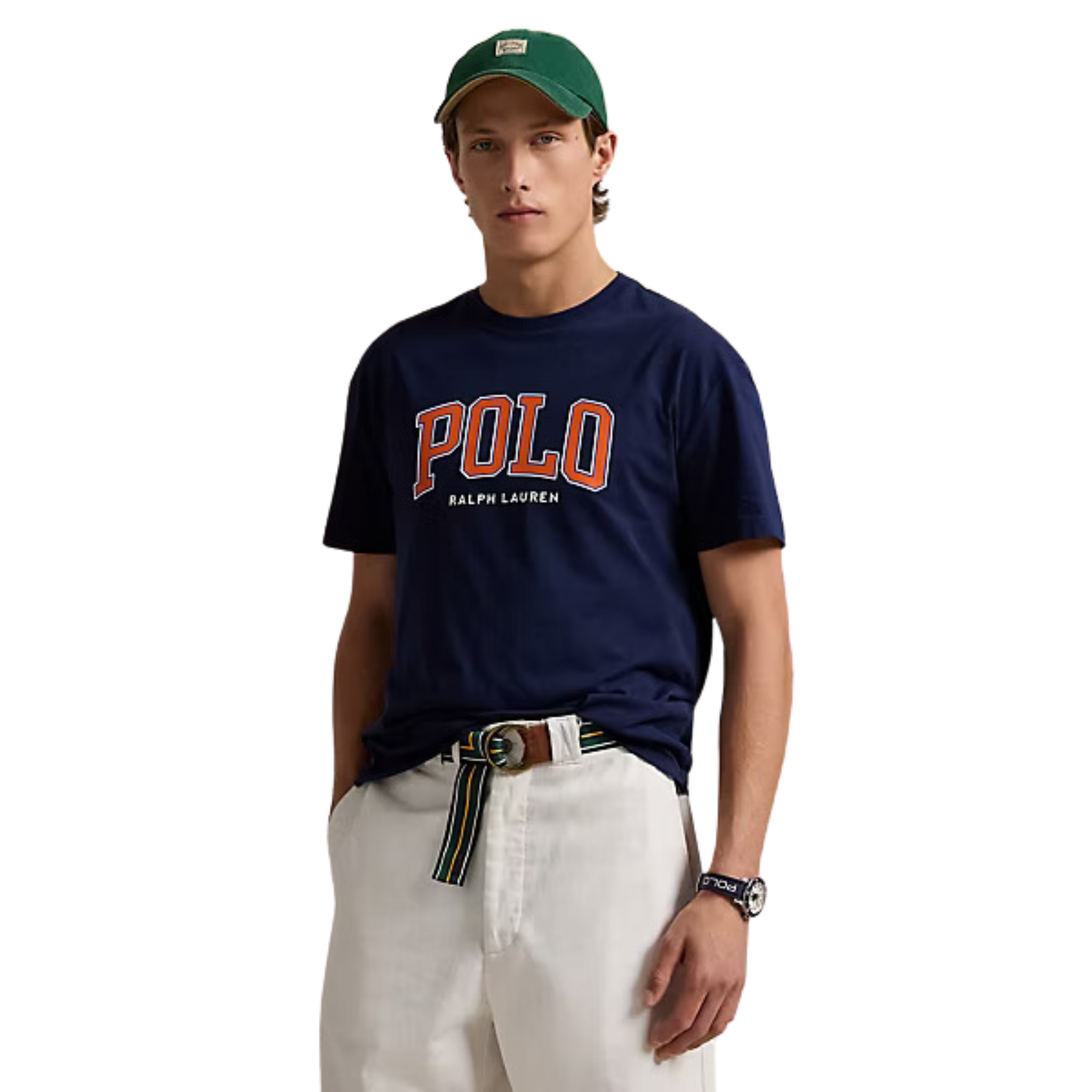 Polo Ralph Lauren Classic Fit Logo Jersey T-Shirt (Navy)