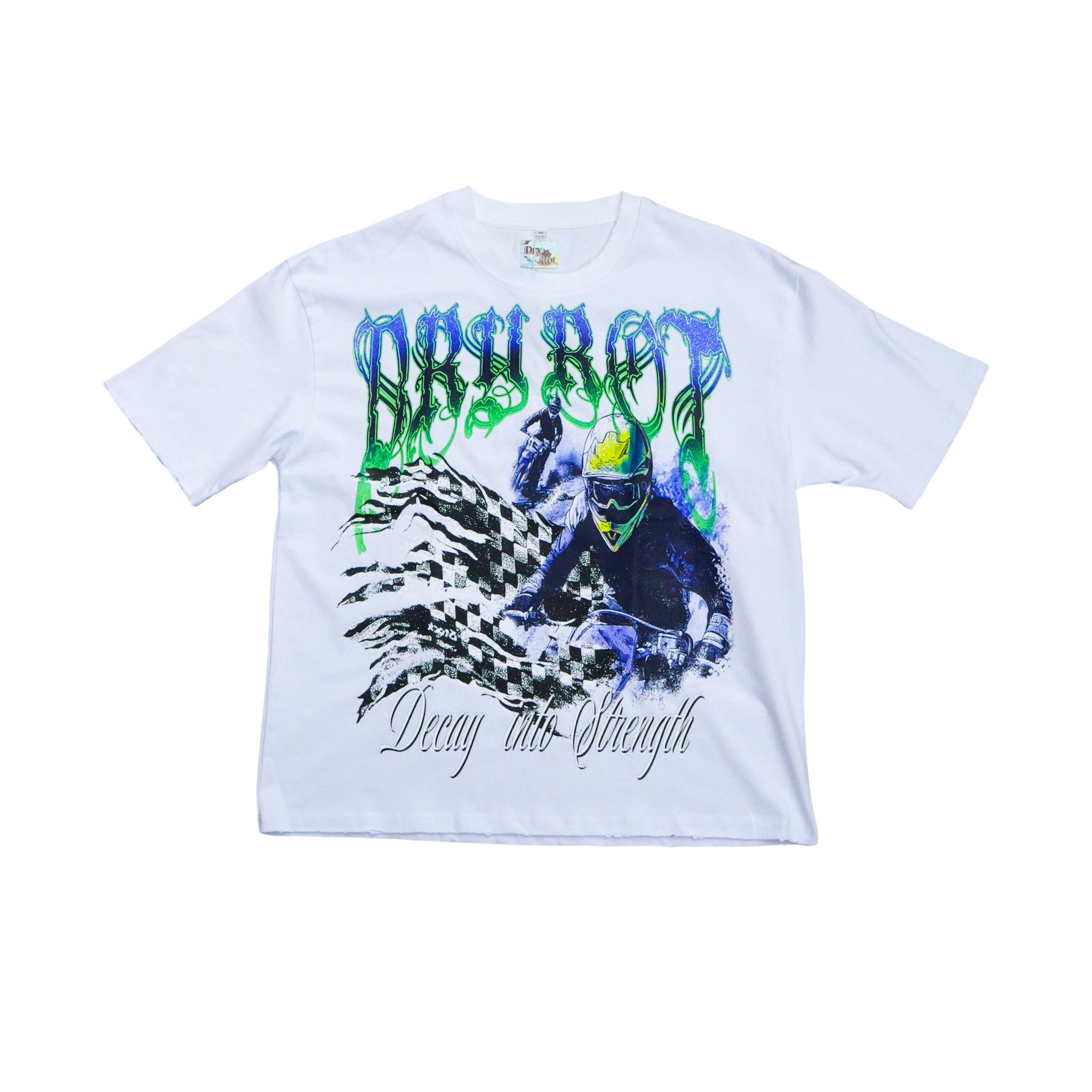 Dry Rot Motto T-shirt (White)