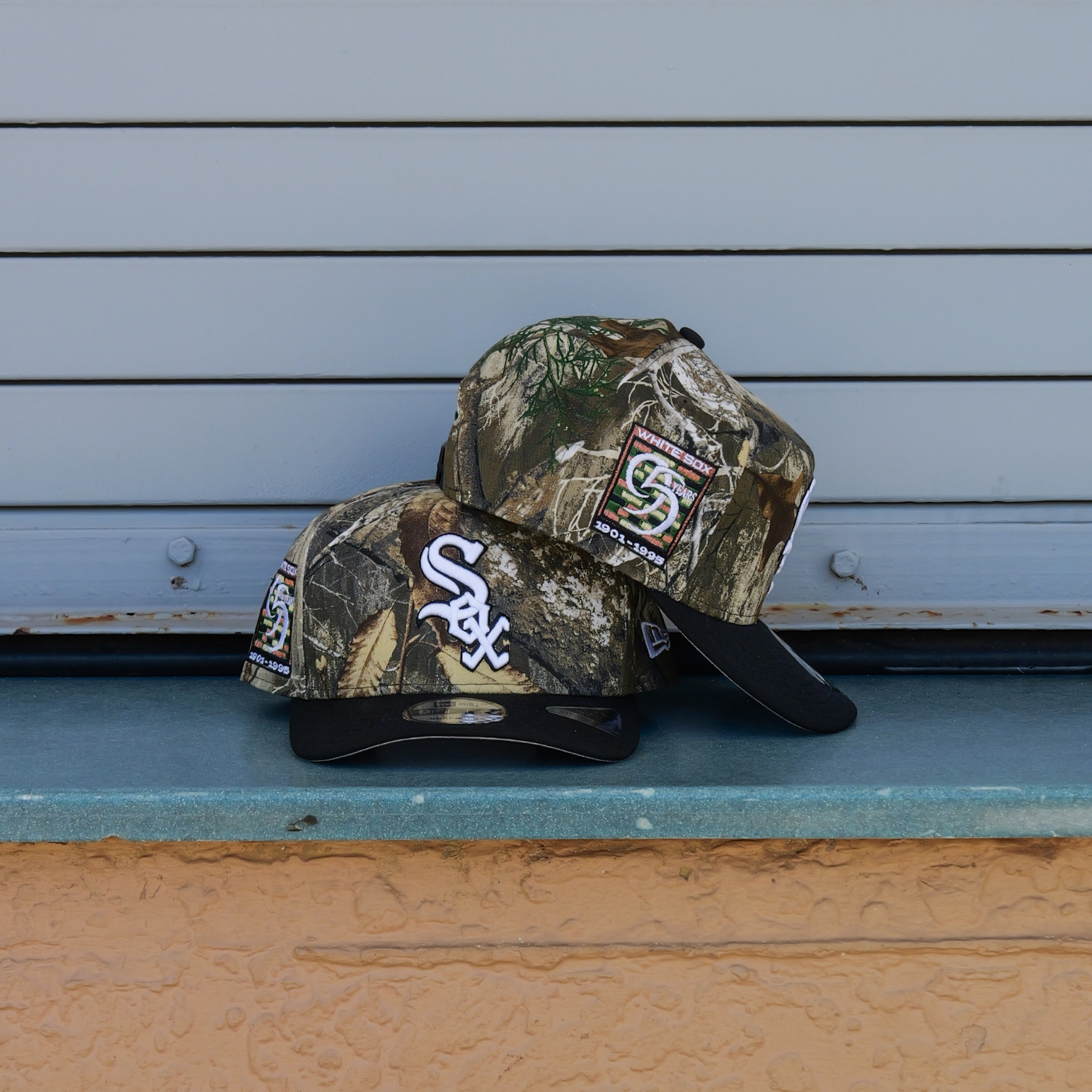 New Era Chicago White Sox 95th Anniversary 9FIFTY A-Frame Snapback-(Camo/Black) - New Era