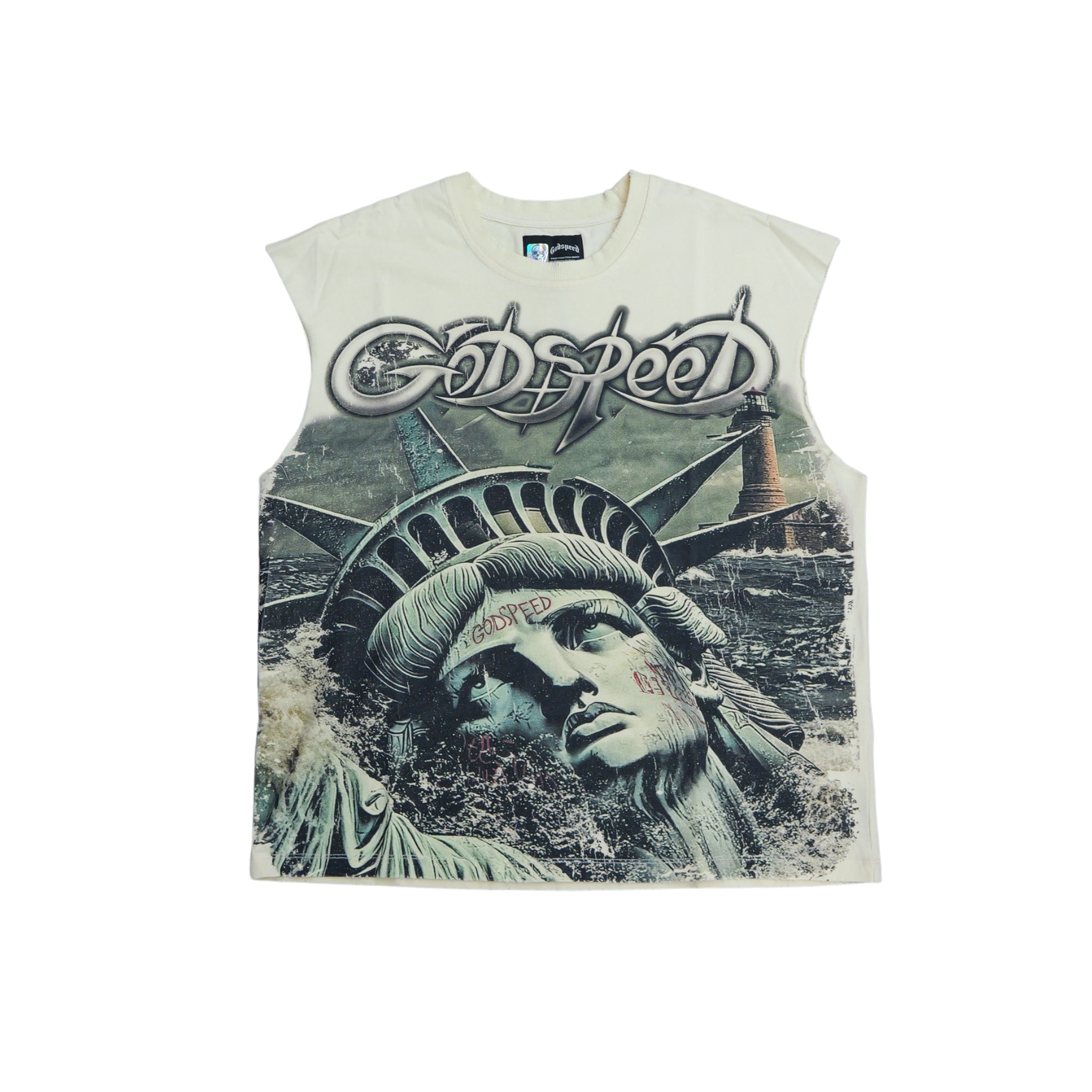 Godspeed "Sunken Liberty 2" Sleeveless (Bone)
