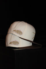 New Era Houston Astros Astrodome The Original Stadium Side Patch 59Fifty Fitted (Off White/Burnt Wood)