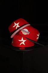 New Era Houston Astros 2005 World Series Side Patch Fitted (Red/Black) - ST New Era