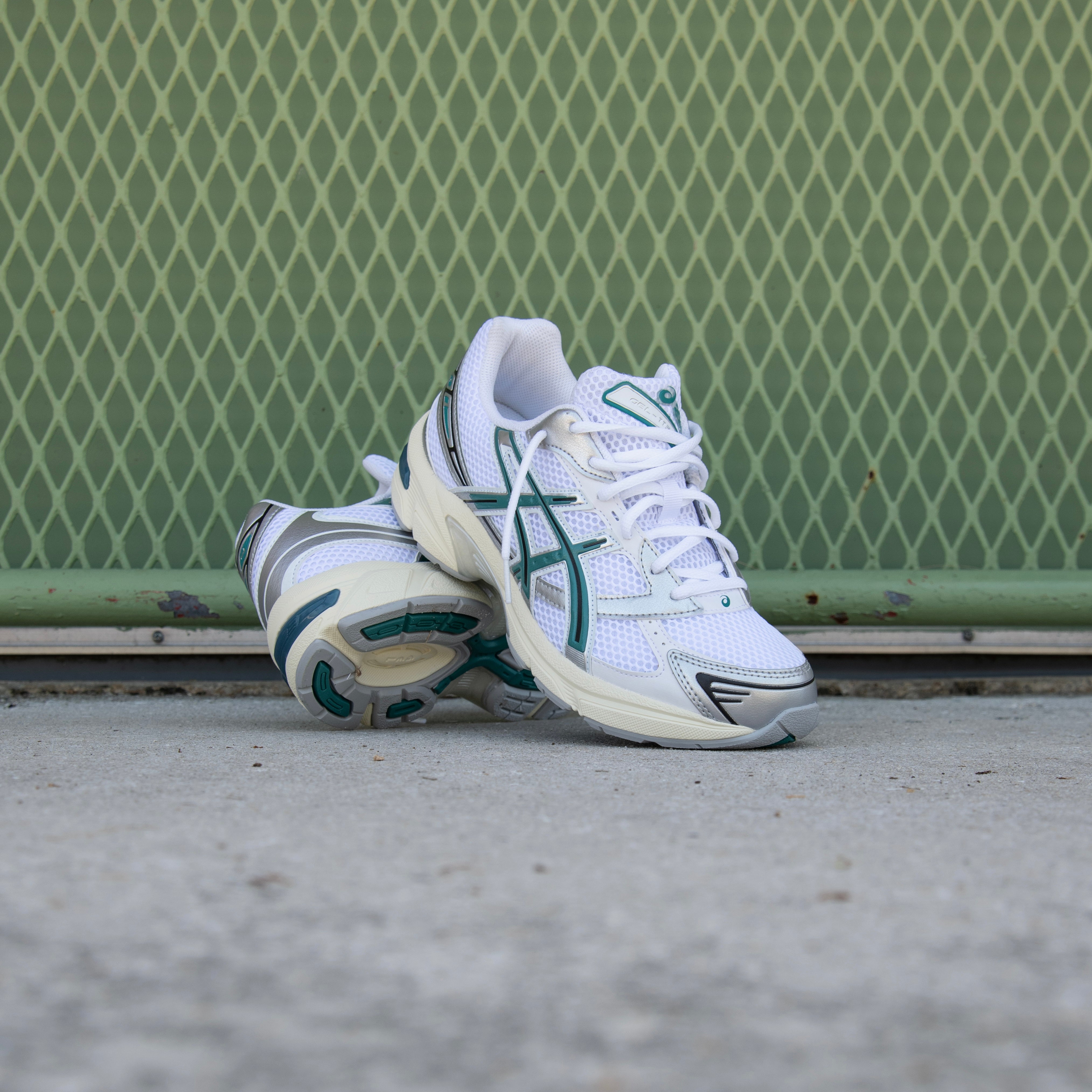 Mens Asics Gel-1130 (White/Rainy Lake)