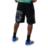 DUAA "UFO" Denim Shorts (Black)