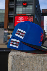 New Era Detroit Tigers 2006 World Series Side Patch Fitted (Royal/Black)