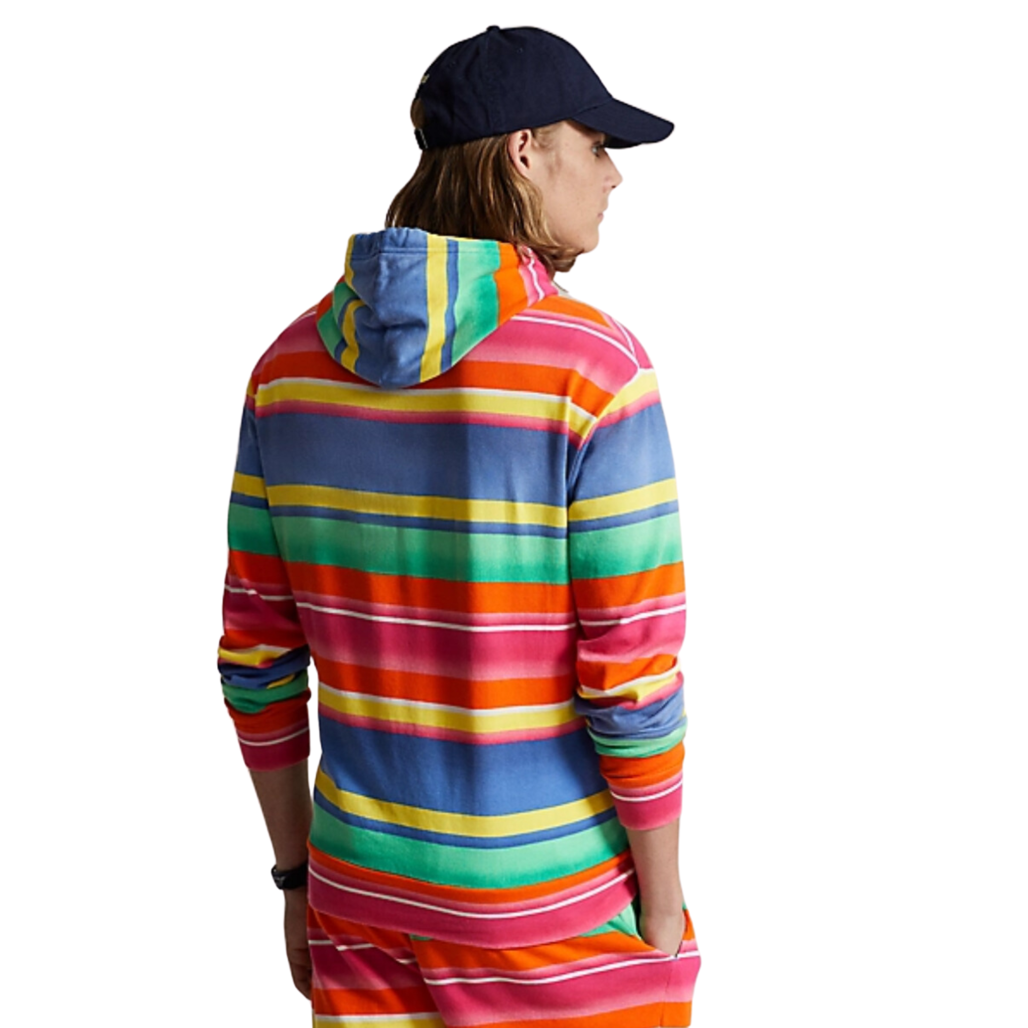 Polo Ralph Lauren Striped Spa Terry Hoodie (Marais Stripe) - Polo Ralph Lauren