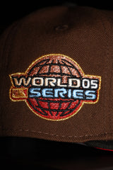 New Era Houston Astros 2005 World Series Side Patch Fitted (Walnut/Black) - ST New Era