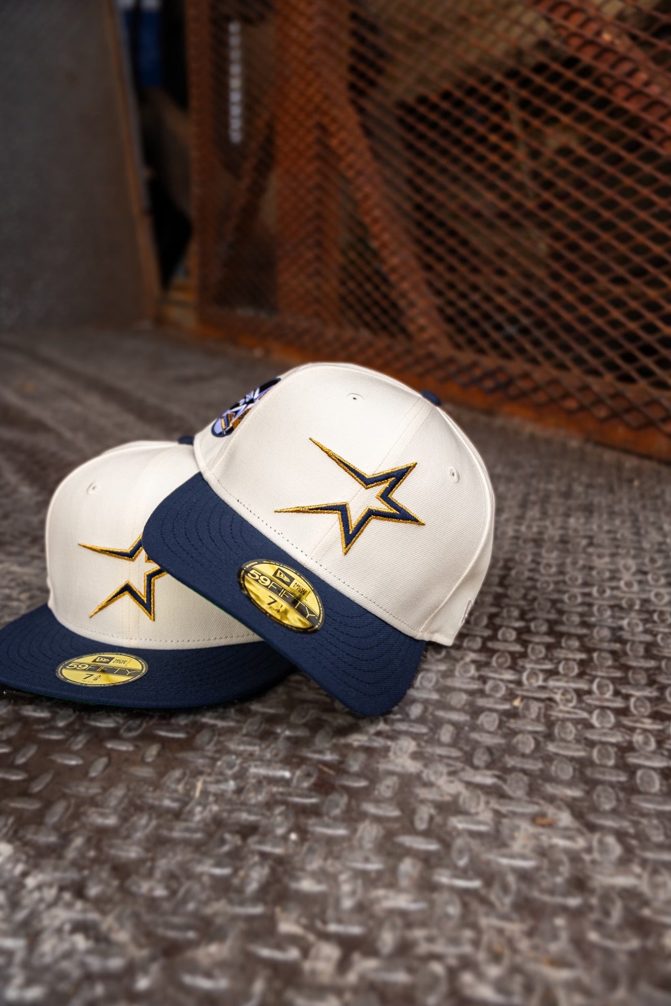 New Era Houston Astros 35th Anniversary Green UV 59Fifty Fitted (Off White/Navy)