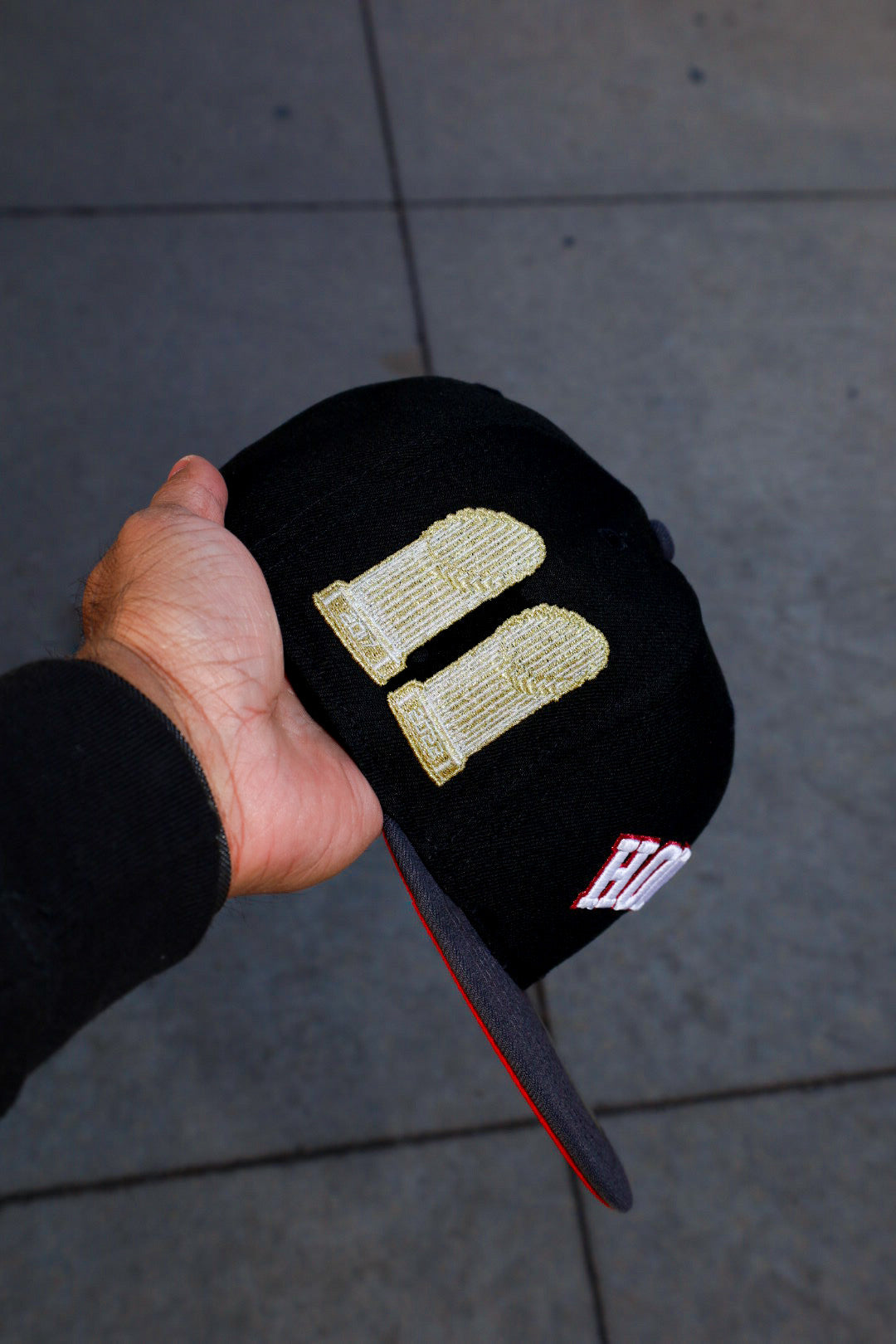 New Era Houston Astros 17' 22' Championship Trophies Side Patch Fitted (Black/Graphite)