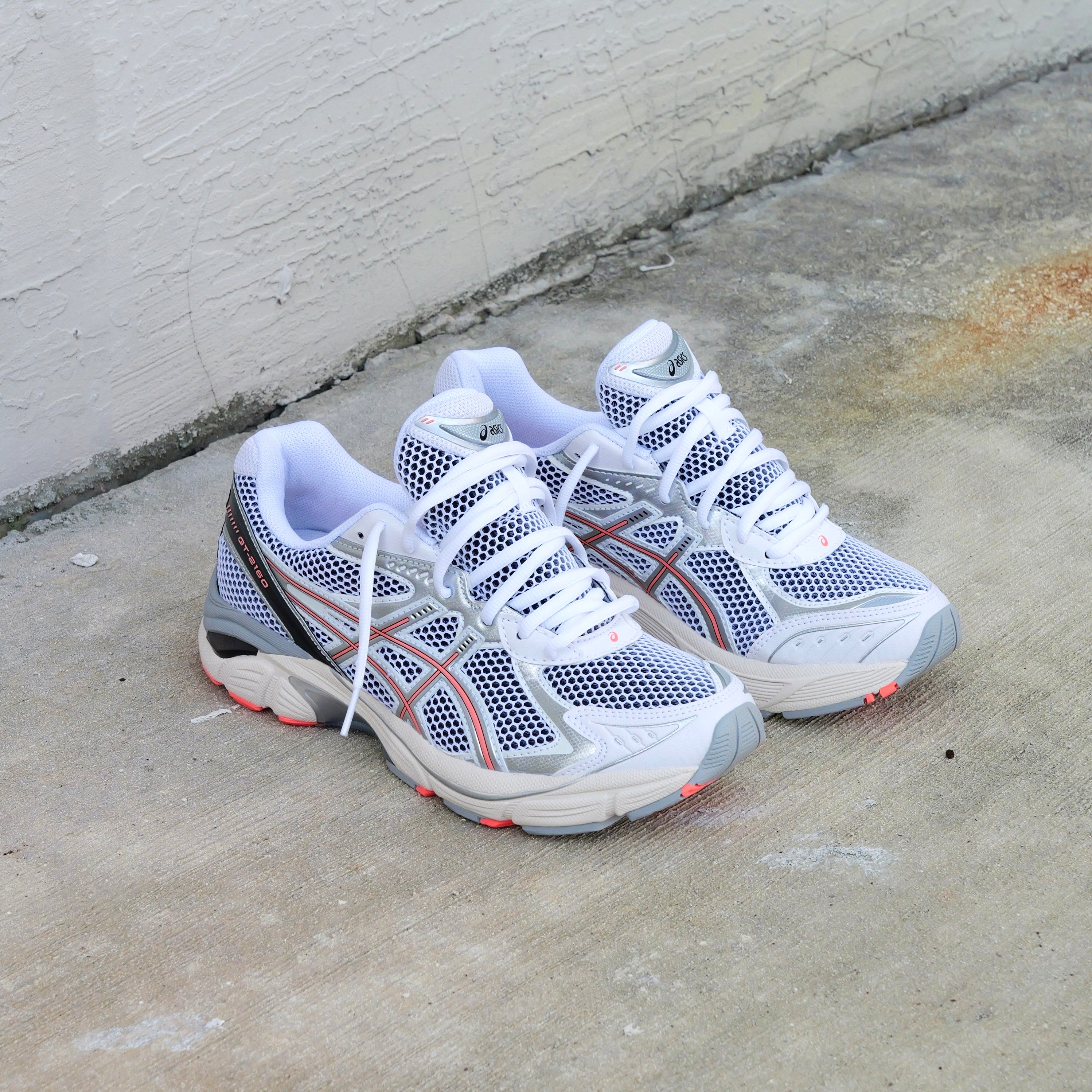 Mens Asics GT-2160 (White Sun/Coral)