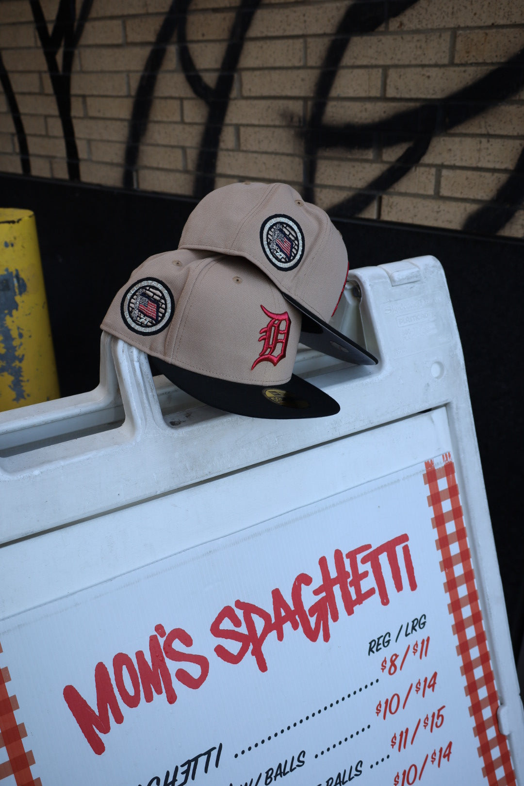 New Era Detroit Tigers 1971 All-Star Game Grey UV 59Fifty Fitted (Camel/Black) - New Era