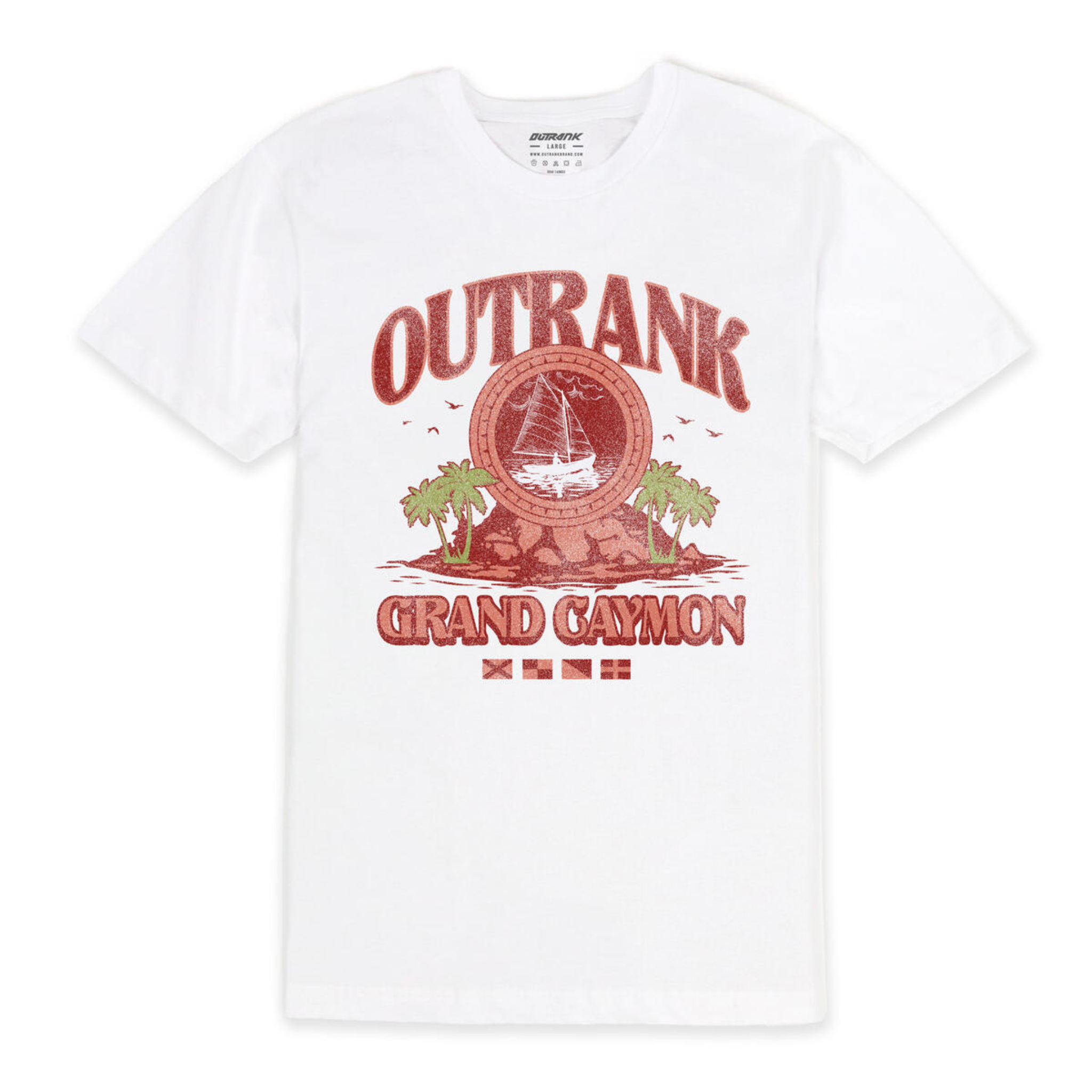 Outrank Grand Cayman T-Shirt (White)