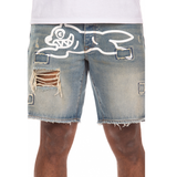 Icecream "Returner" Jean Shorts (Chocolate chip) - Ice Cream