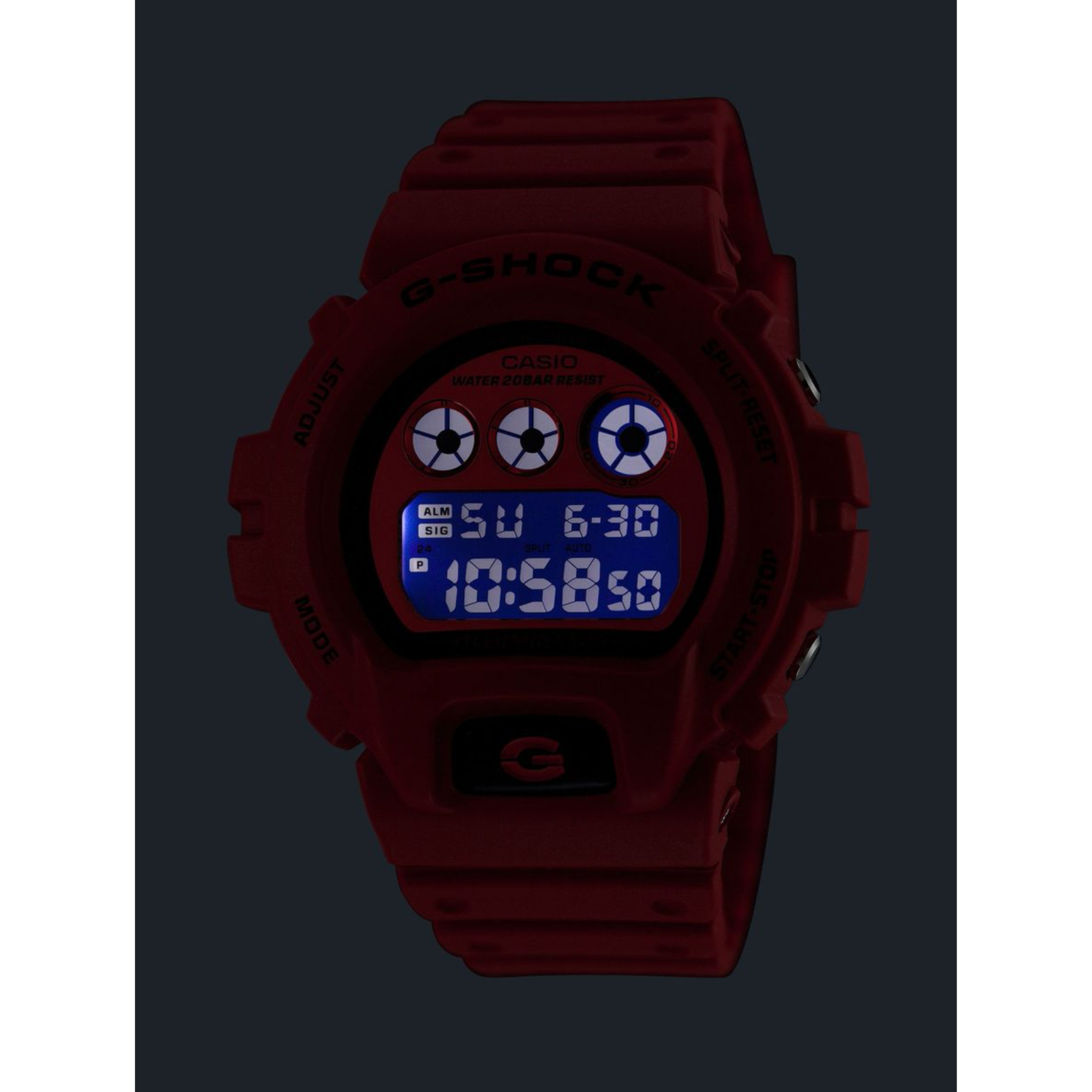 G-Shock DW6900RRB-4 Red Digital Watch - G Shock