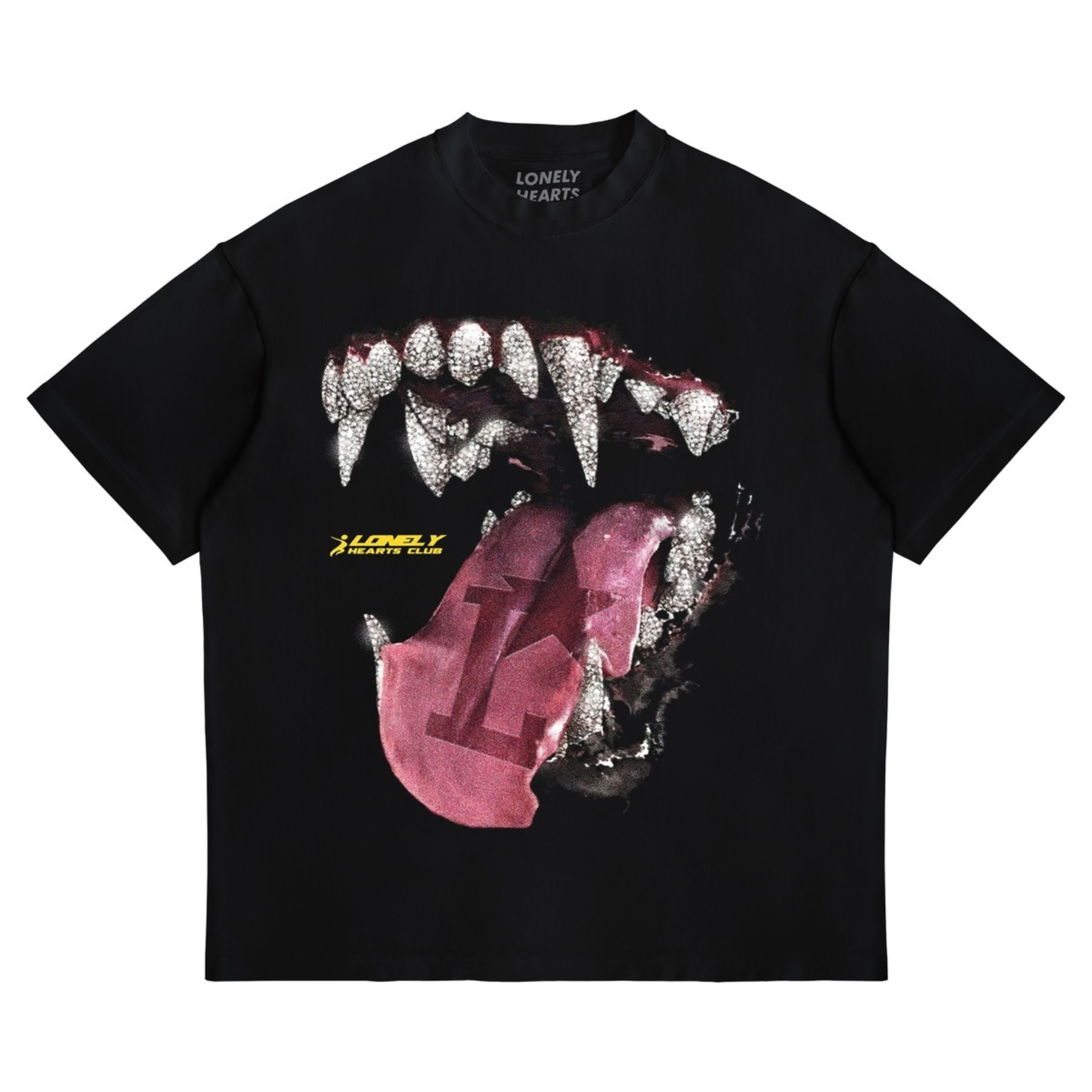 Lonely Hearts Club "Fang Grillz" Rhinestone (Black)