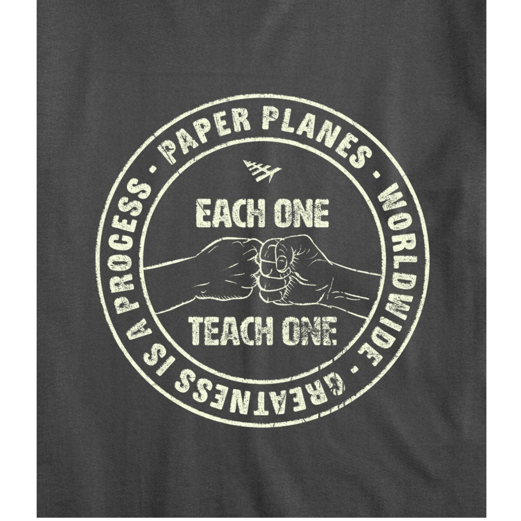 Paper Planes "Each One Teach One" (Washed Black)