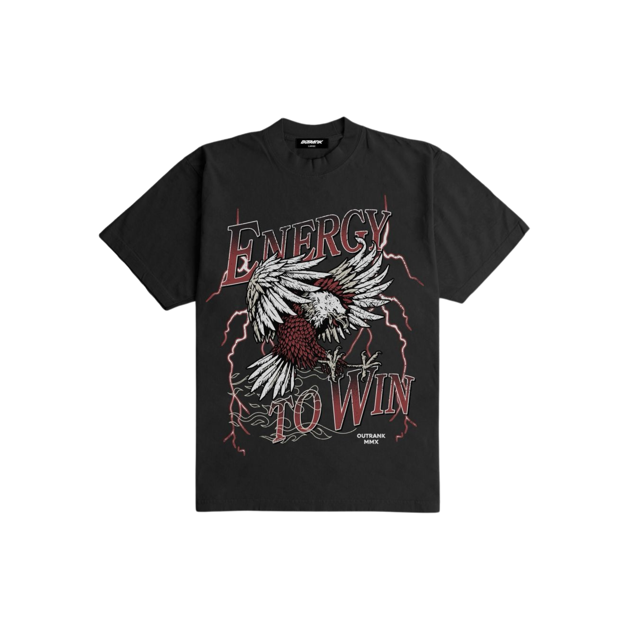 Outrank "Energy To Win" Heavyweight T-shirt