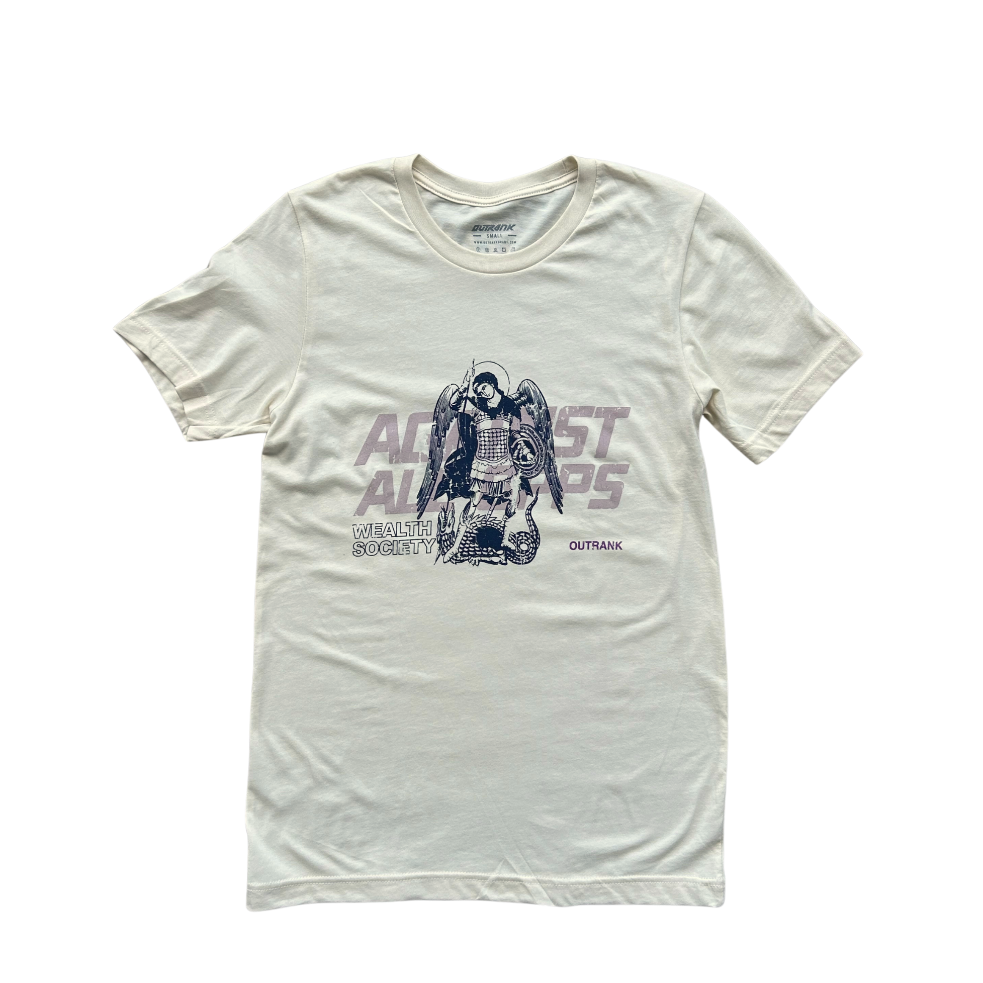 Outrank "Against All Opps" Tee (Vintage White)