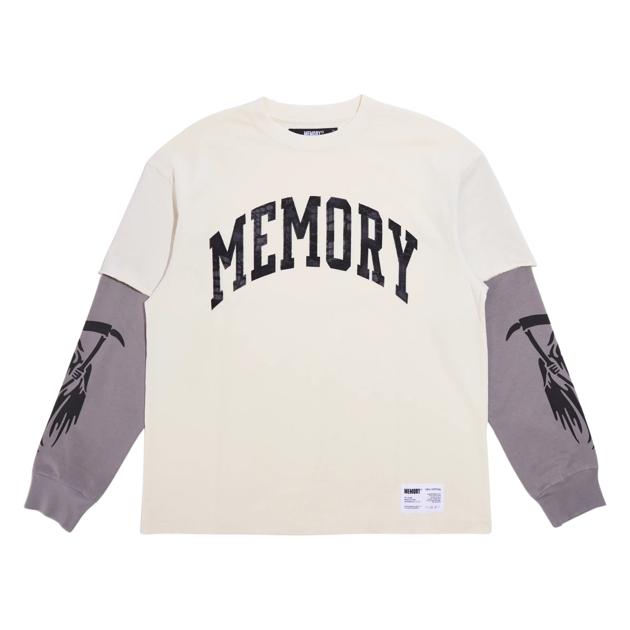 Memory Lane "ARCH TEXT" Overlay LS (Antique White)