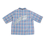 Rvs Labs "Lumière" Flannel (Teal/ Coral)