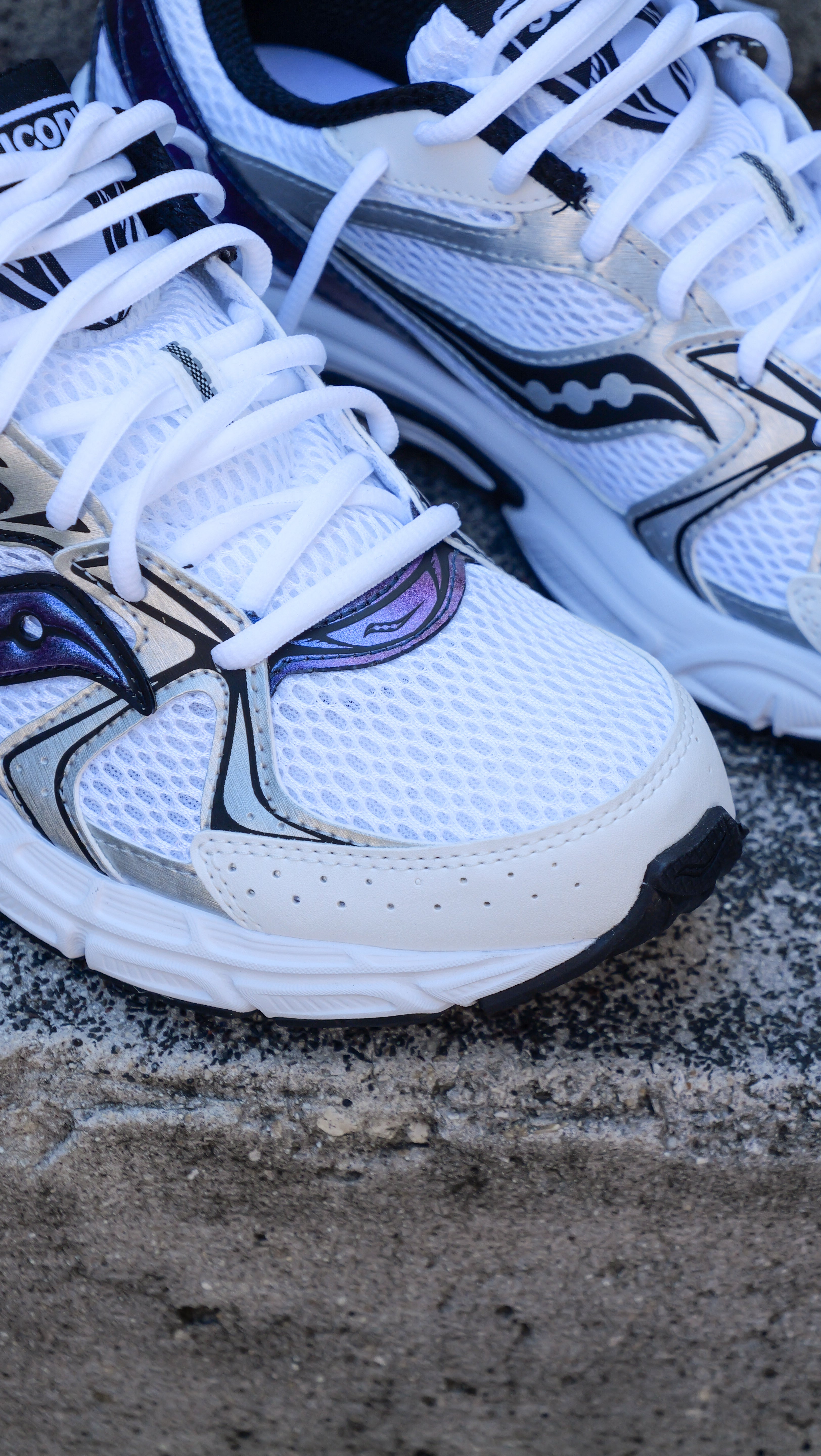 Mens Saucony Ride Millennium (White/Nightsky) - Saucony