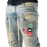 DUAA "World Peace" Blue Denim