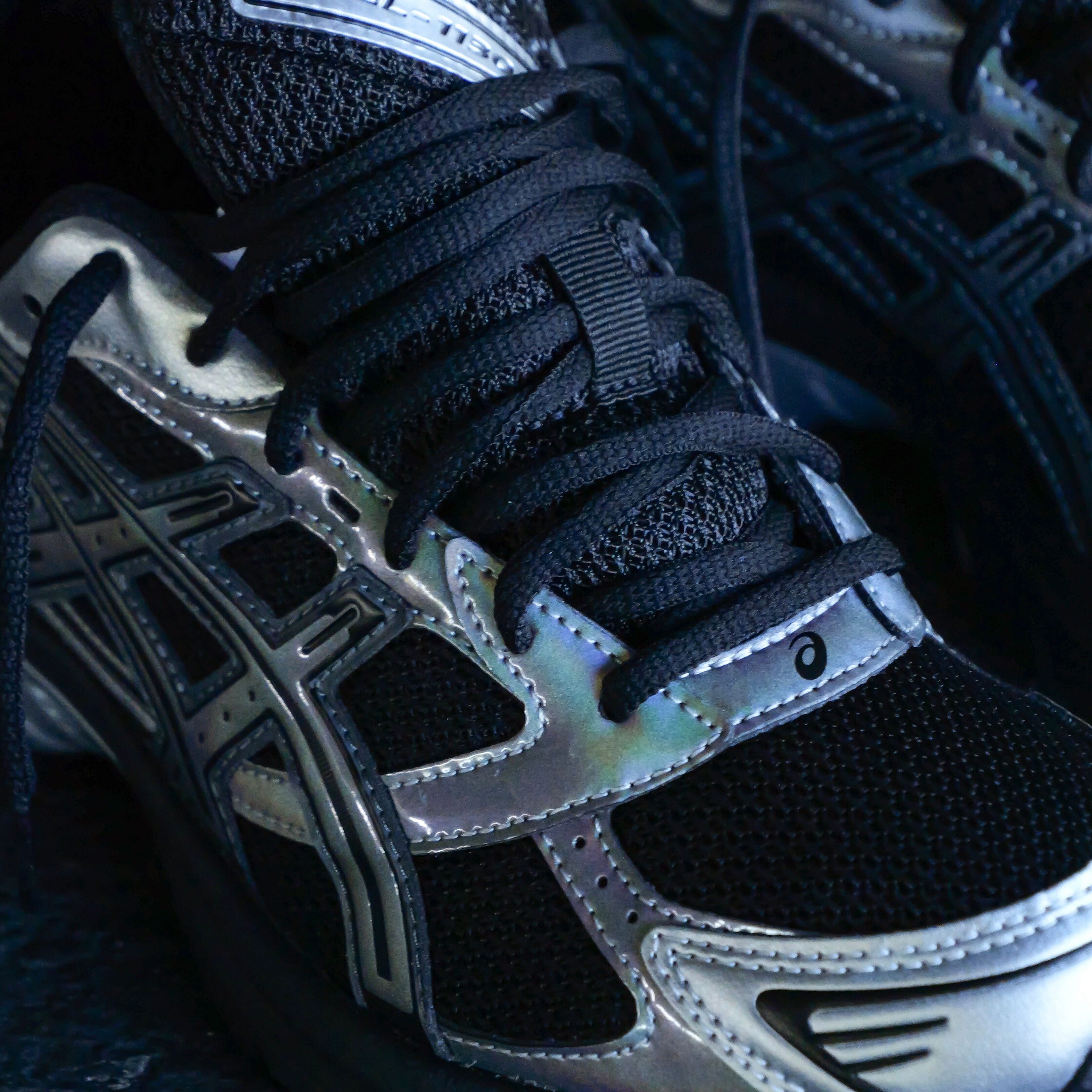 Mens Asics Gel-1130 “Holiday Pack” (Black/Pure Silver)