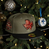 New Era Houston Astros 45th Anniversary Side Patch Fitted (Olive/Black)