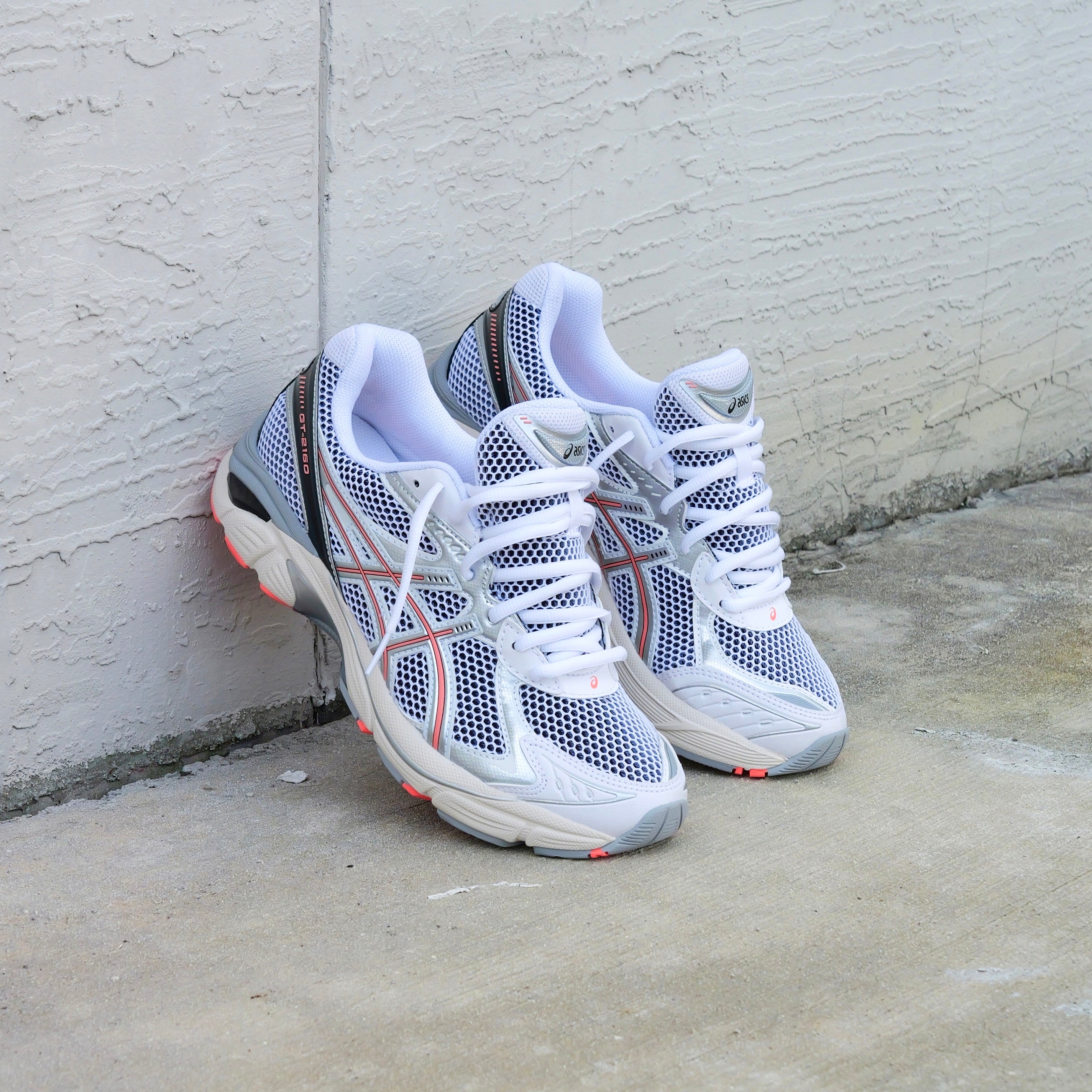 Mens Asics GT-2160 (White Sun/Coral)
