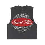 Saint Hills Heaven Gates Cut Sleeve Tee (Vintage Black)