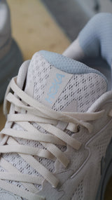 Womens HOKA Clifton 10 (Grout/Mineral Blue) - HOKA